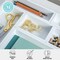 Martha Stewart Enzo 6 Piece Wooden Desk Drawer Organizer Set in White LY-68986-6-WH-MS - alternate 4
